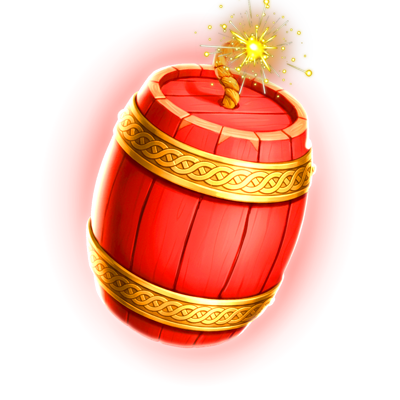 Red barrel symbol