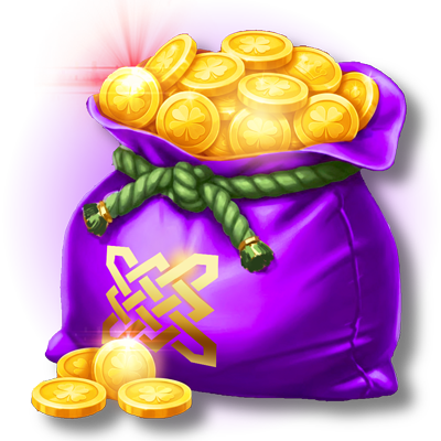 Bag of gold symbol